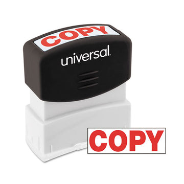 Universal® Message Stamp, Copy, Pre-inked One-color, Red freeshipping - TVN Wholesale
